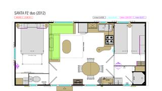 Location de mobil home 4 personnes à Saint Jean de Monts en Vendée