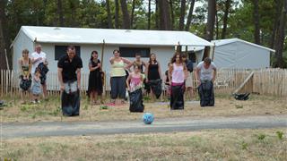 course en sac - camping les samaras à Saint jean de Monts
