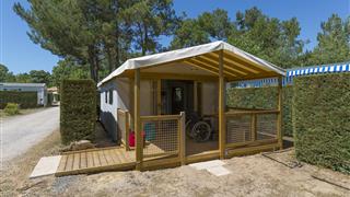 Ecolodge vip accessible pmr au camping les samaras à Saint Jean de Monts